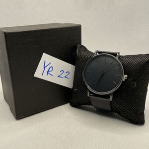 South Lane SS20-dr1-2795 Black Mesh Analog Dial Quartz Genuine Watch YR22